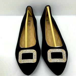 Cushion Walk Gemma Flats by Avon Size 8 Black NWOT